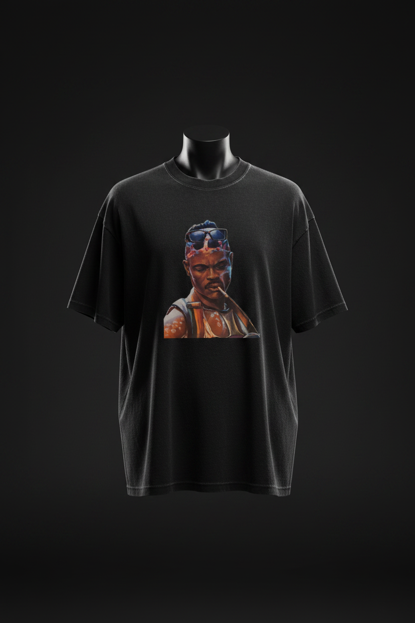 KILO-T ZANZIBAR KILOSTAR™ — Visuel Éditorial | T-shirt Oversize Unisexe Premium