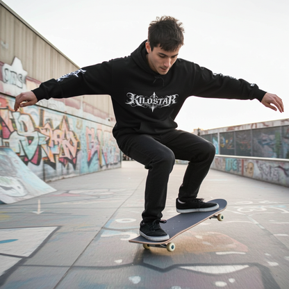 KILOSTAR HOODIE DARK™ — Style Minimaliste | Sweat à Capuche Premium Streetwear