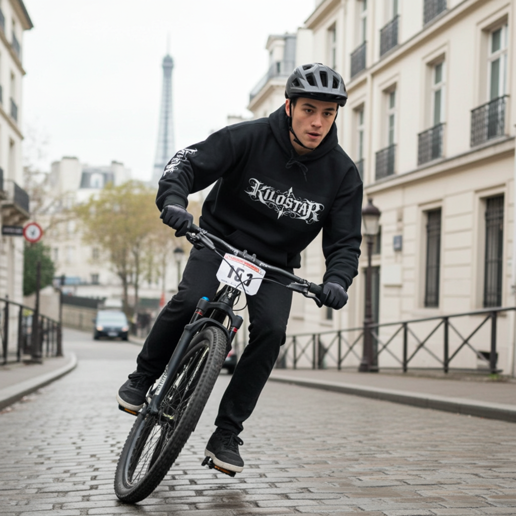 KILOSTAR HOODIE DARK™ — Unisexe Homme Femme | Sweat à Capuche Premium Streetwear