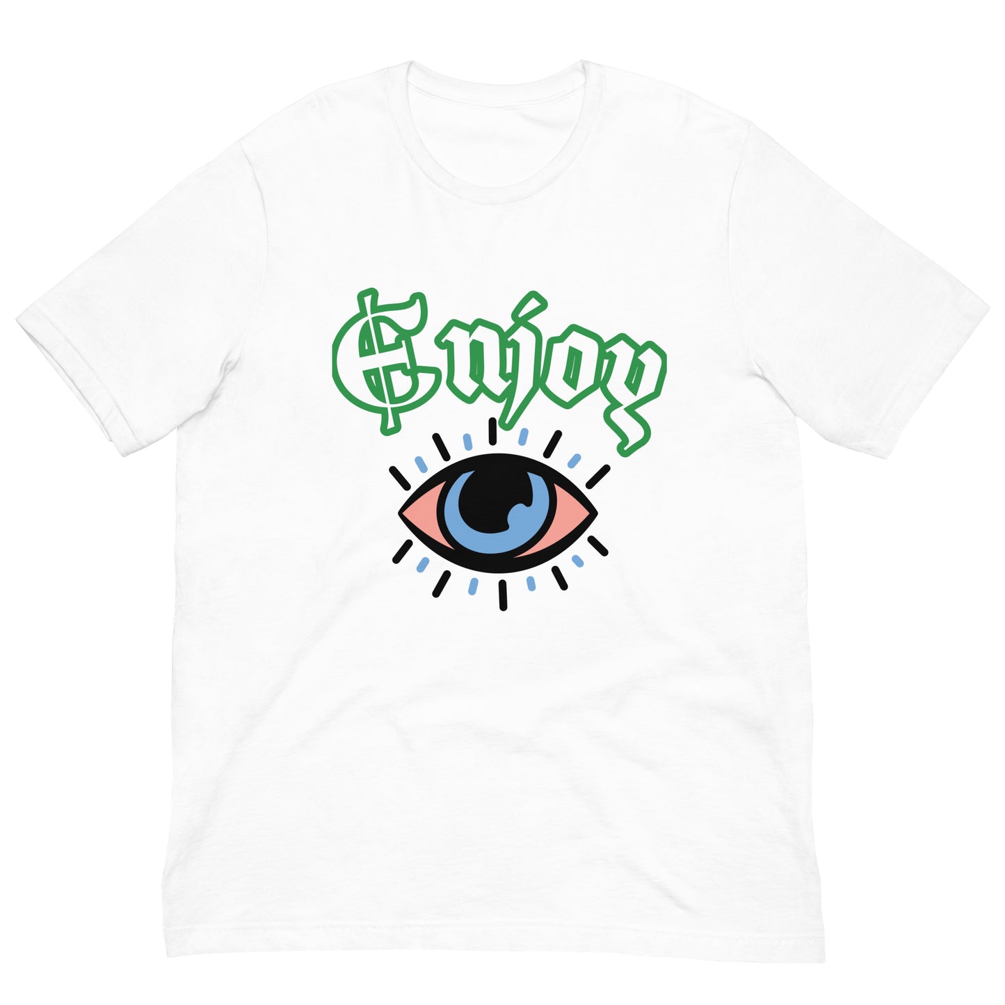 KILO-T ENJOY KILOSTAR™ — T-shirt éco-responsable blanc, vue face
