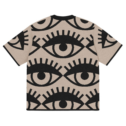 KILO-T EYES EN MAILLE KILOSTAR™ — Jacquard Dos | T-shirt Jacquard Premium Streetwear
