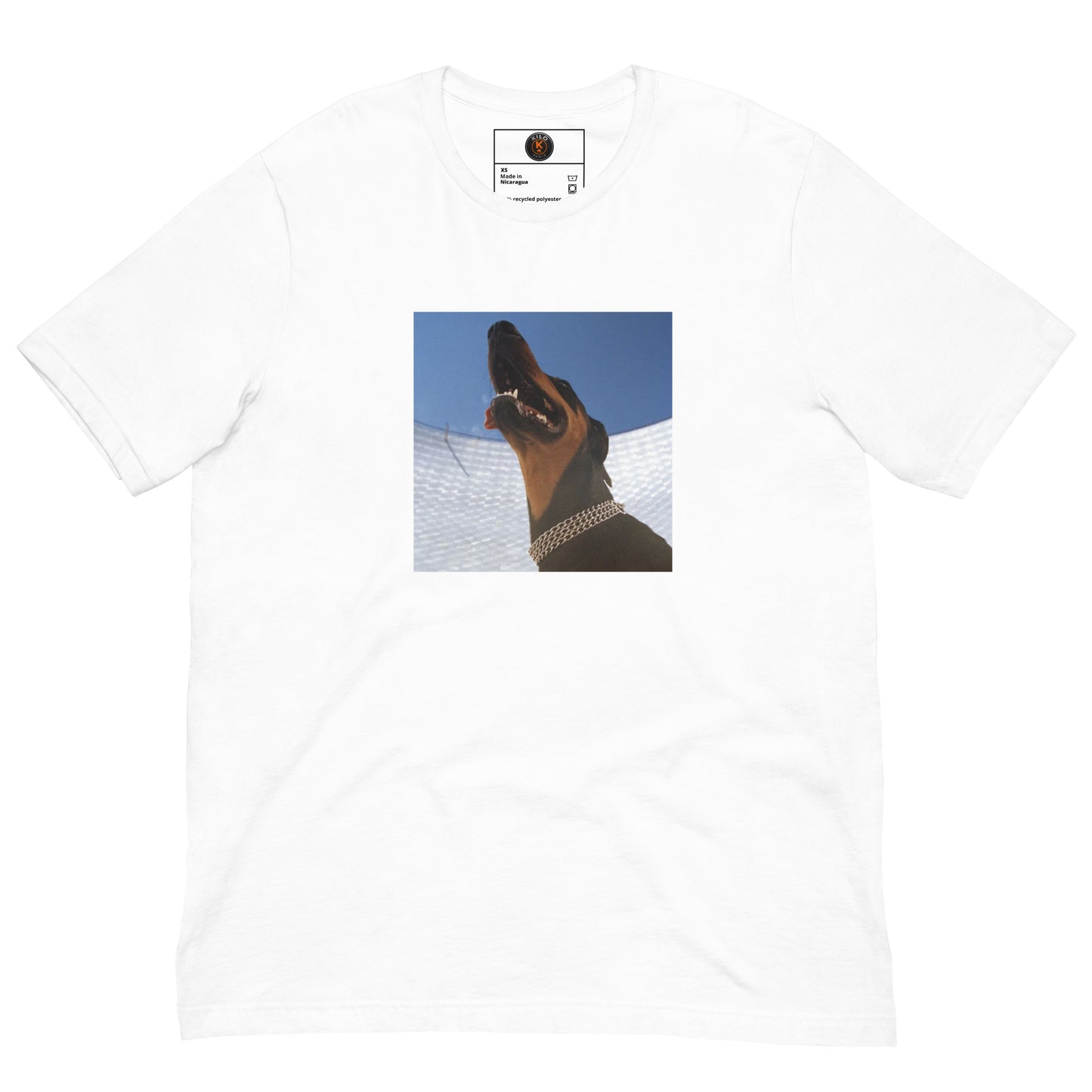 KILO-T GANG KILOSTAR™ — T-shirt éco-responsable blanc, vue face