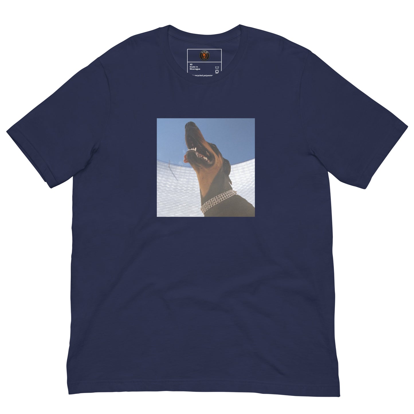 KILO-T GANG KILOSTAR™ — T-shirt éco-responsable navy, vue face