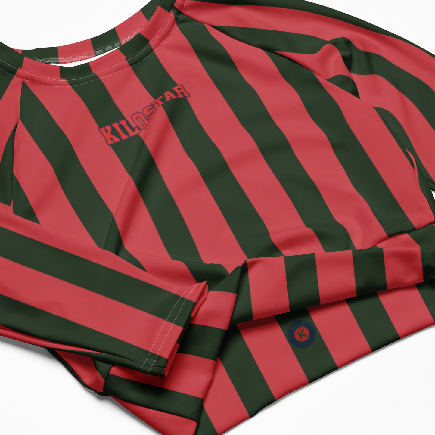 CROP TOP MILANO KILOSTAR™ — Détail Matière | Crop Top Manches Longues Streetwear
