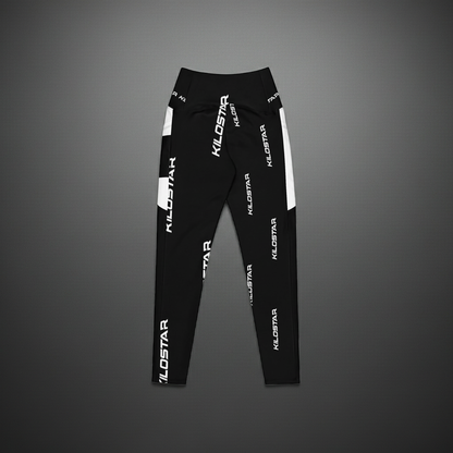 Leggings Noire Taille Haute Poches Compression Unisexe — KILOSTAR™ Blade
