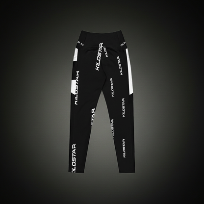 Leggings Noire Taille Haute Poches Compression Unisexe — KILOSTAR™ Blade