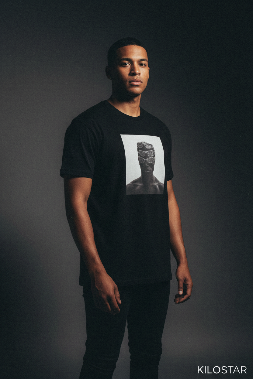 Photo éditoriale T-shirt Coton Premium Tubulaire KILOSTAR™ Awesome