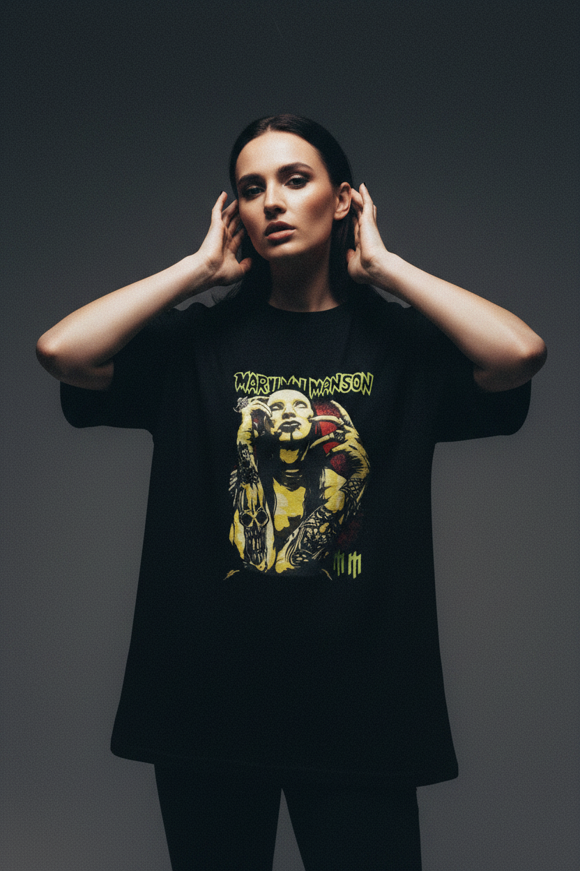 Photo éditoriale T-shirt Oversize Coton Peigné KILOSTAR™ Marylin