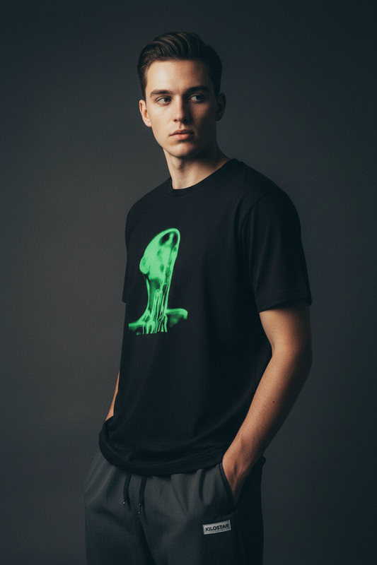 Photo éditoriale T-shirt Éco-Responsable GRS KILOSTAR™ Vermo