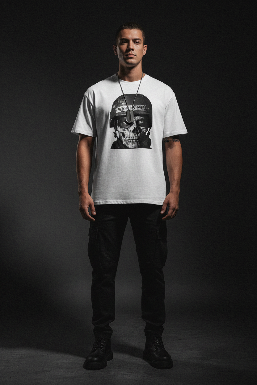Photo éditoriale T-shirt Streetwear Premium KILOSTAR™ Soldier