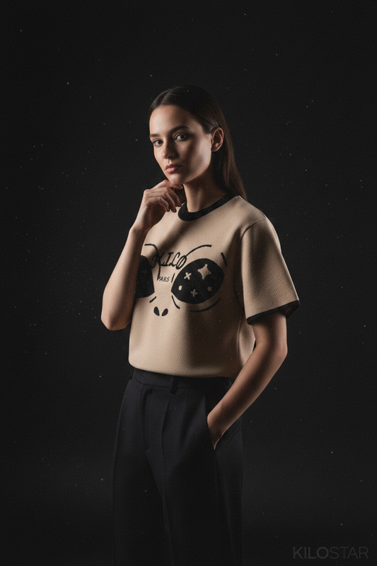 Photo éditoriale T-shirt Jacquard Exclusif KILOSTAR™ Ovni