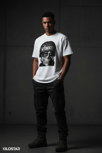 KILO-T SOLDIER KILOSTAR™ — Close-up graphic militaire | T-shirt Streetwear Premium
