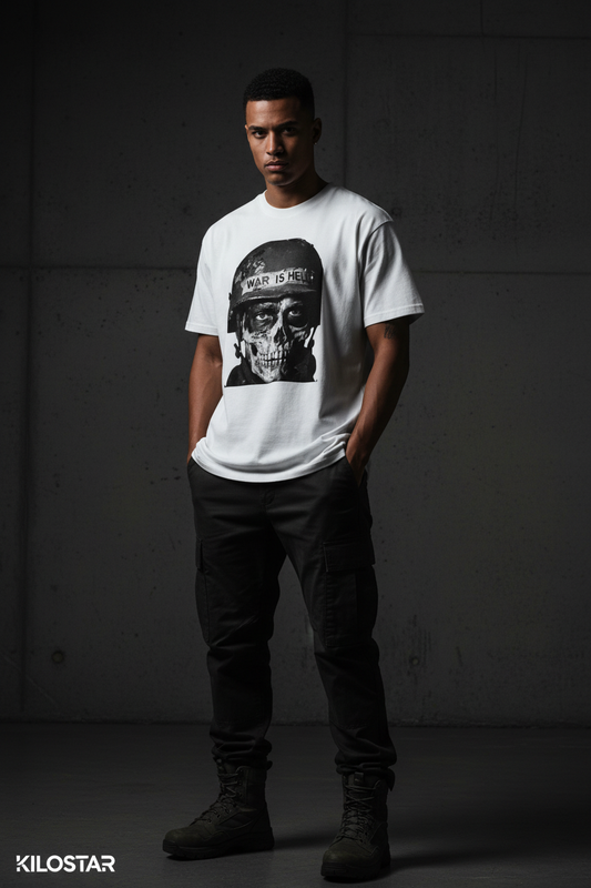 KILO-T SOLDIER KILOSTAR™ — Close-up graphic militaire | T-shirt Streetwear Premium