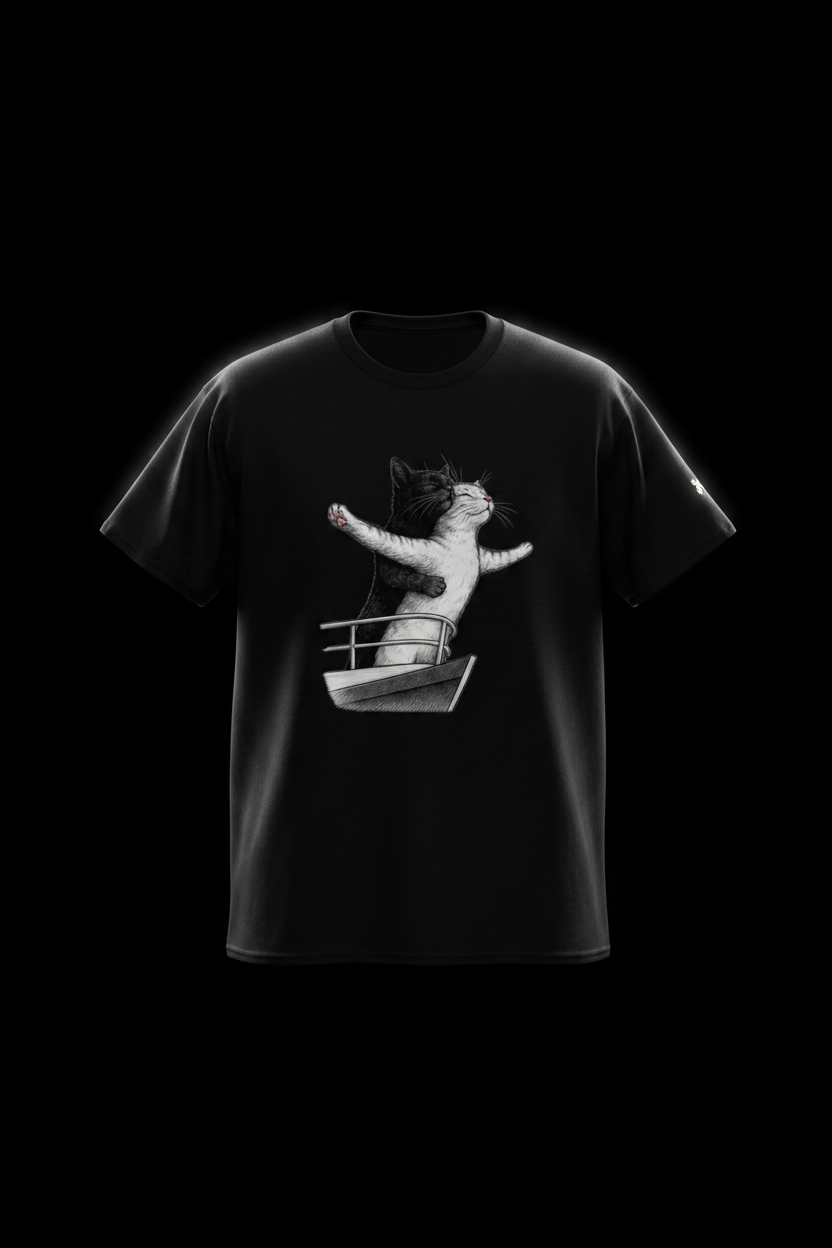 KILO-T KAT KILOSTAR™ — Visuel Éditorial | T-shirt Streetwear Unisexe Premium
