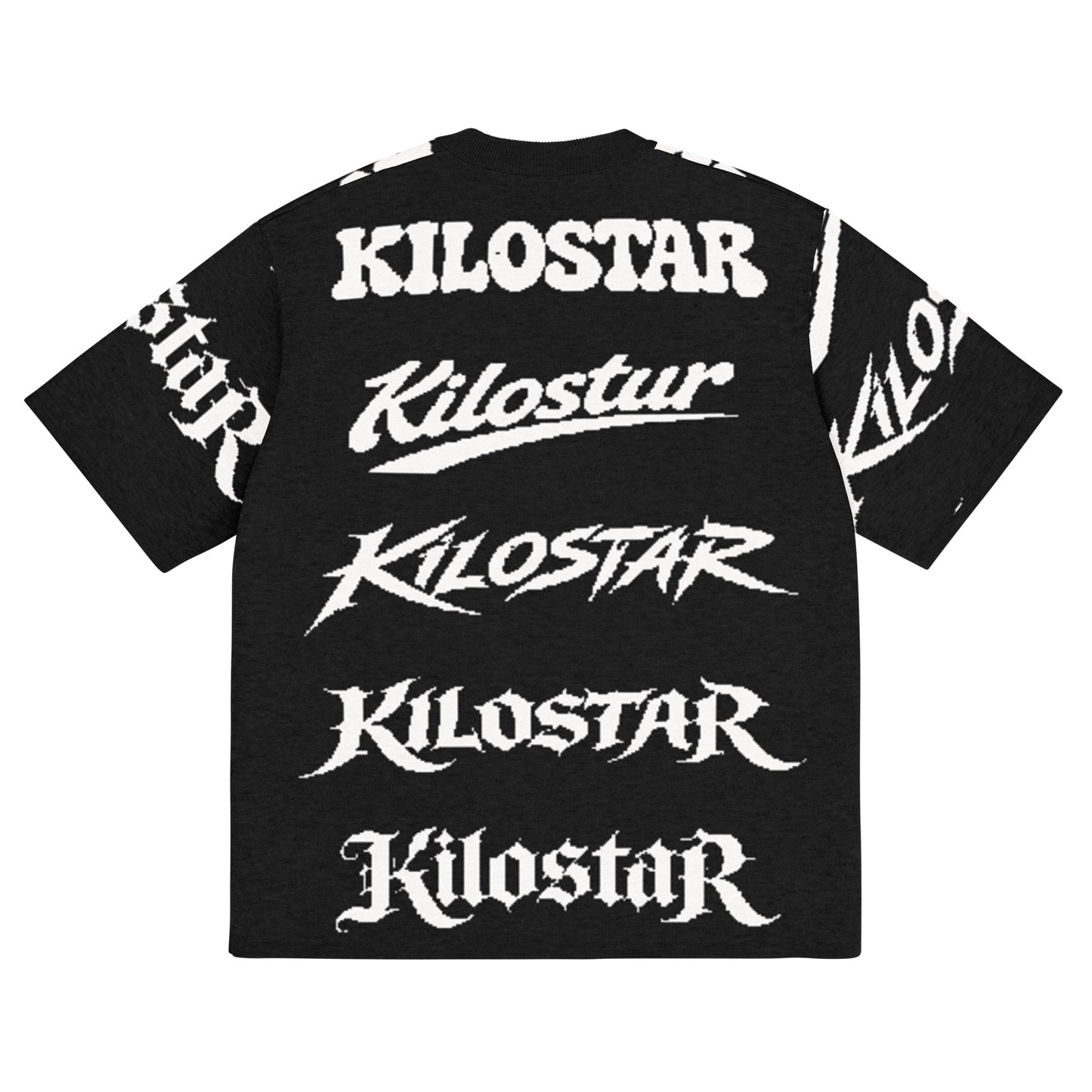 KILO-T DARKEUN KILOSTAR™ — Jacquard Dos | T-shirt Jacquard Texturé Premium Streetwear
