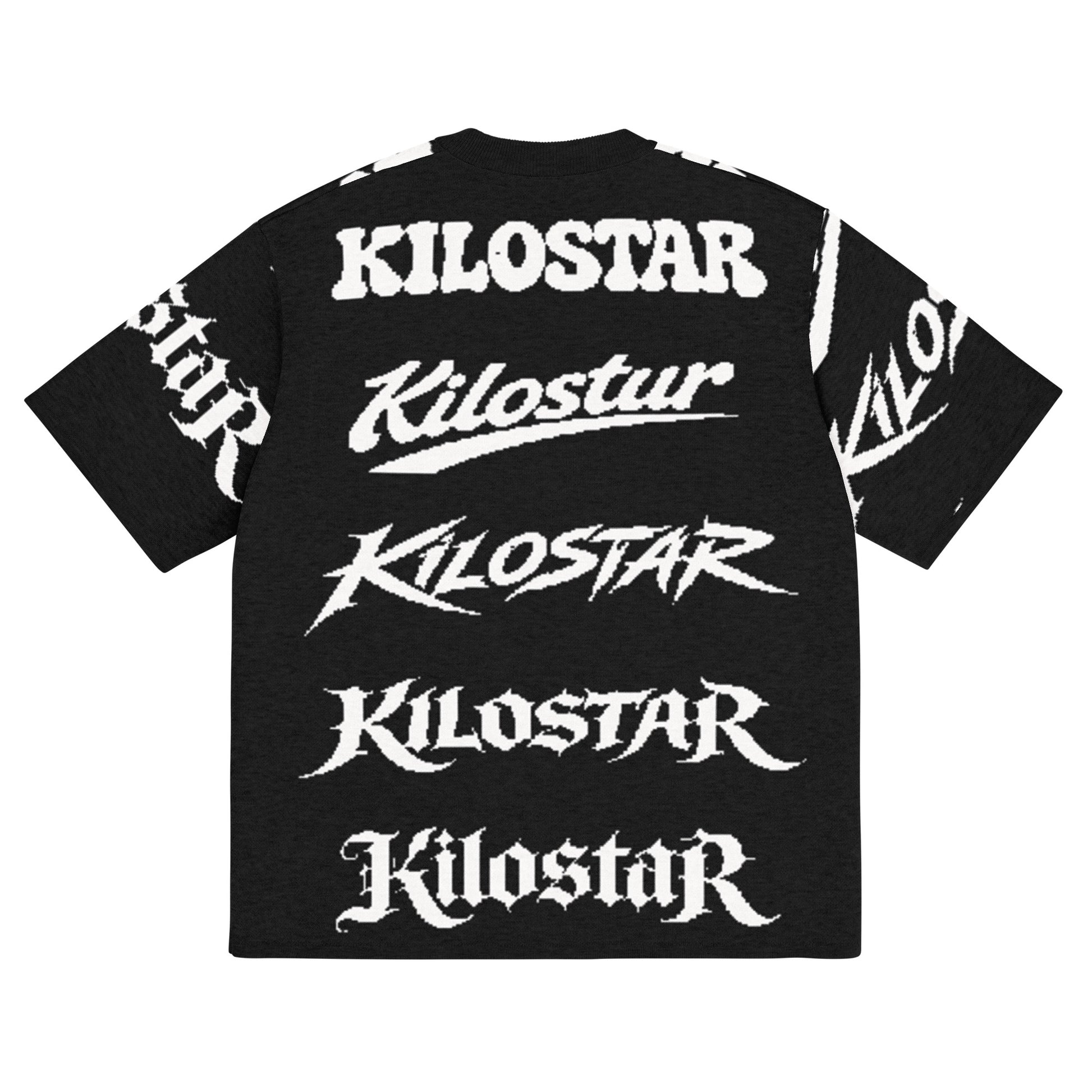 KILO-T DARKEUN KILOSTAR™ — Jacquard Dos | T-shirt Jacquard Texturé Premium Streetwear
