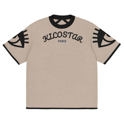 KILO-T EYES EN MAILLE KILOSTAR™ — Jacquard Face | T-shirt Jacquard Premium Streetwear
