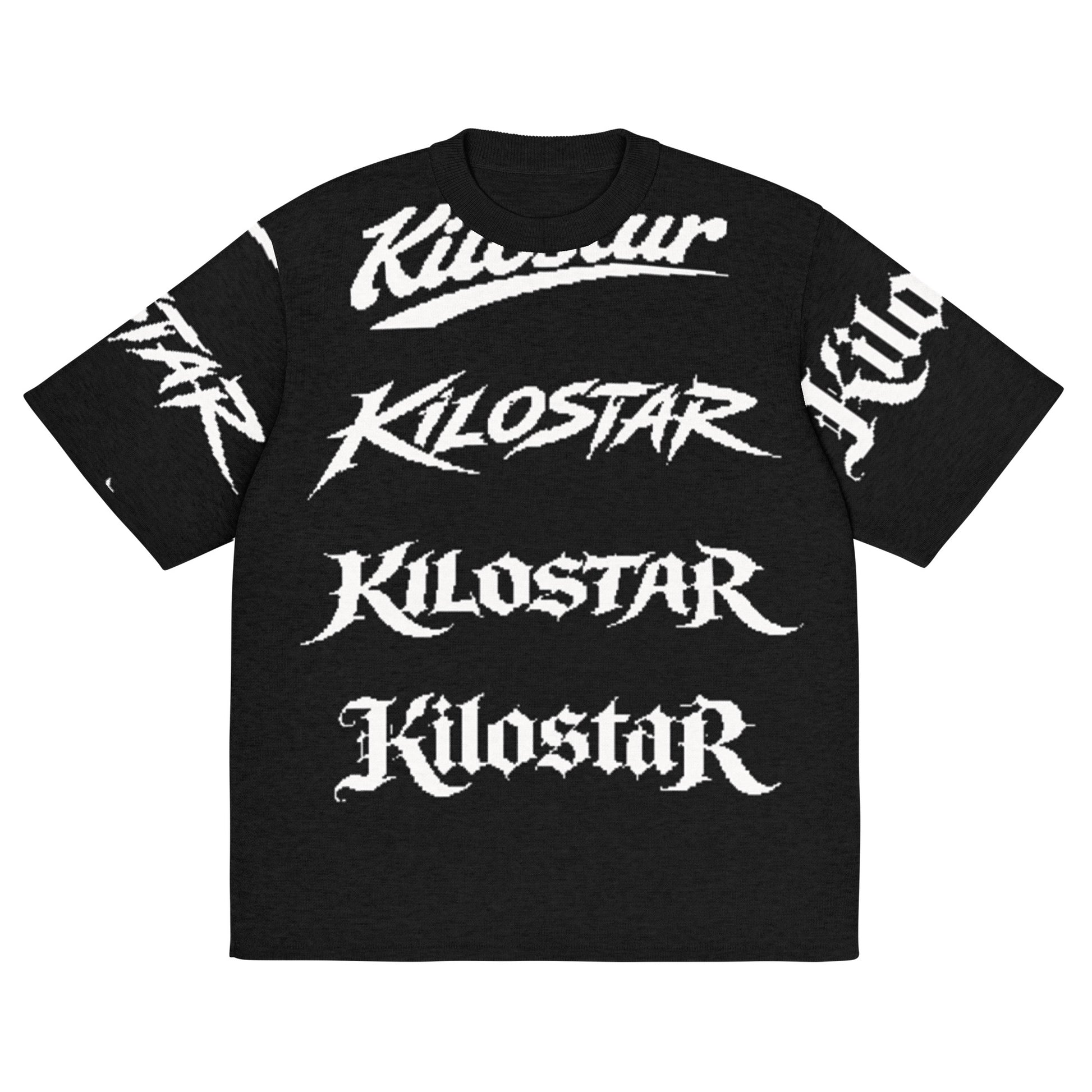 KILO-T DARKEUN KILOSTAR™ — Jacquard Face | T-shirt Jacquard Texturé Premium Streetwear