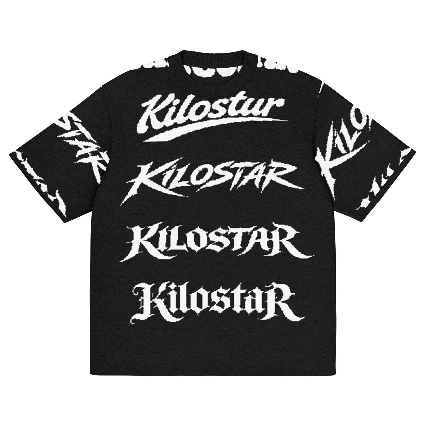 KILO-T DARKEUN KILOSTAR™ — Jacquard Face Vue 2 | T-shirt Jacquard Texturé Premium Streetwear