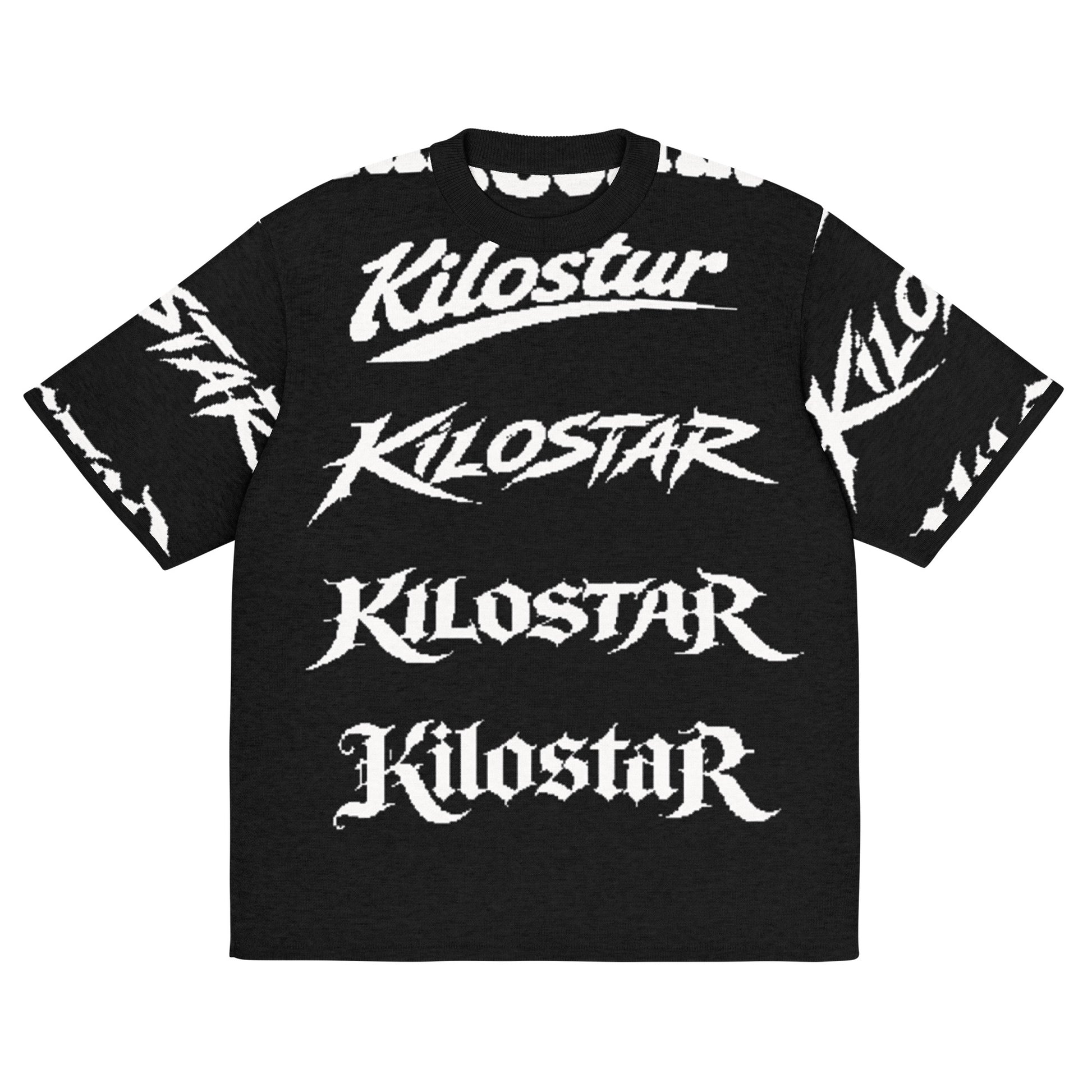 KILO-T DARKEUN KILOSTAR™ — Jacquard Face Vue 2 | T-shirt Jacquard Texturé Premium Streetwear