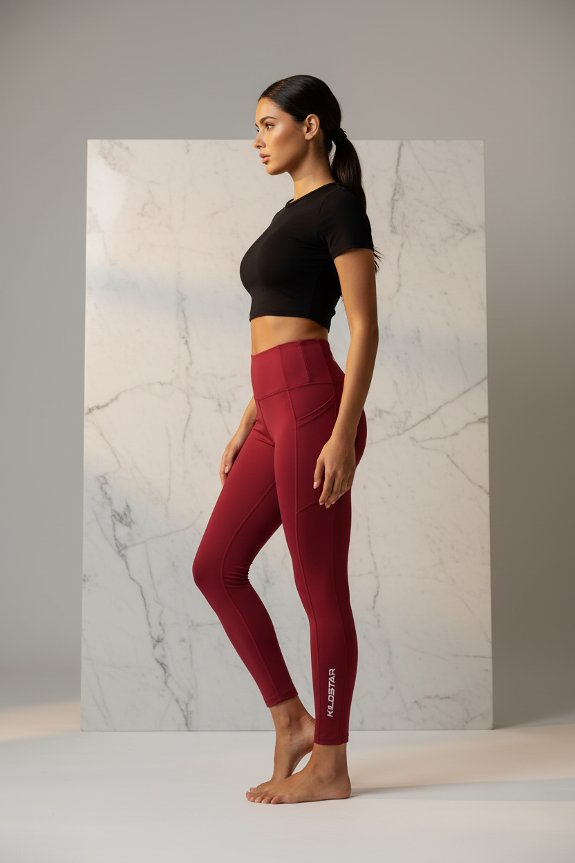 Leggings Red — Élégance Profil
