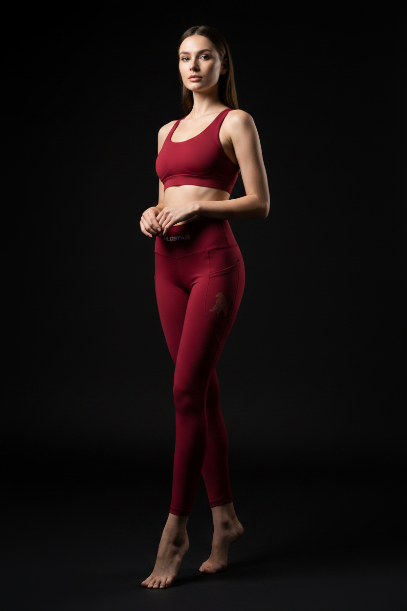 Leggings Red — Élégance Studio