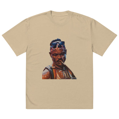 KILO-T ZANZIBAR KILOSTAR™ — Khaki Face | T-shirt Oversize Unisexe Premium