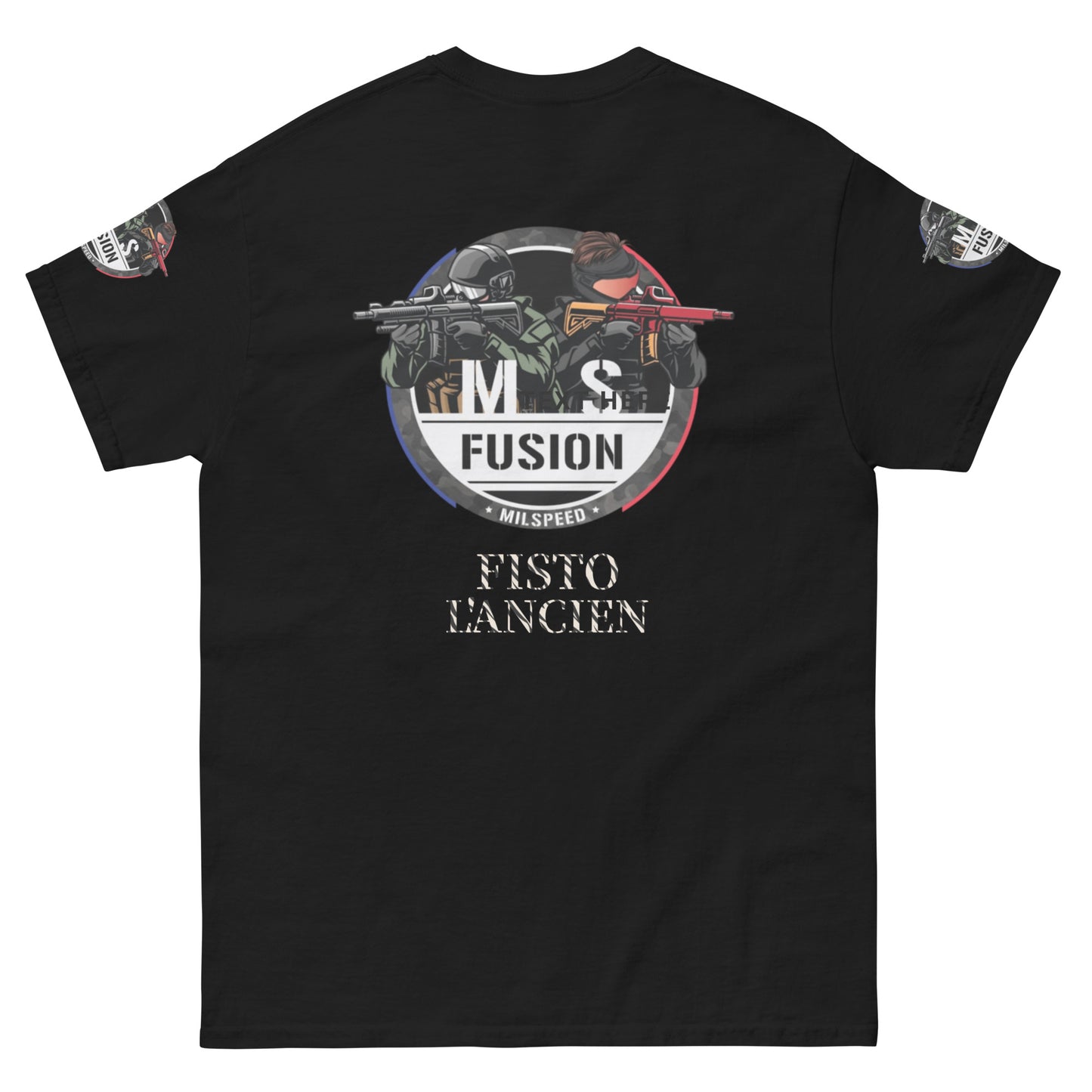 KILO-T FISTO L'ANCIEN KILOSTAR™ — Noir Dos Vue 2 | T-shirt 100% Coton Unisexe
