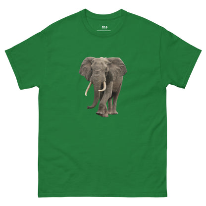 KILO-T ÉLÉPHANT KILOSTAR™ — T-shirt premium unisexe vert, vue face